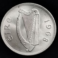 [2680] - Ireland - 1968 - Florin - Irish 2s - KM.15a - UNC