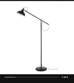 ikea floor lamp like this in photo but white not black