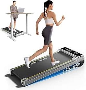 Walking Pad with Incline 3 in 1 Under Desk Treadmill for Home and Office 2.5 HP Walking Treadmill 300 Lbs Portable Incline treadmills with LED Display Remote Control & APP