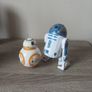 Star Wars R2-D2 and BB-8 figures with poster Image 2
