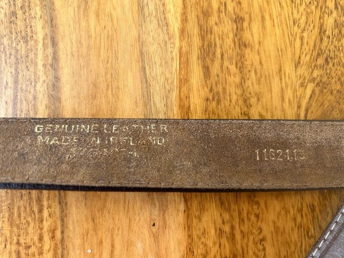 Genuine Irish Leather Belt