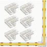 6pcs L-shaped COB Light With Snap Button, Reusable, For 2pin 8mm/10mm Image 3