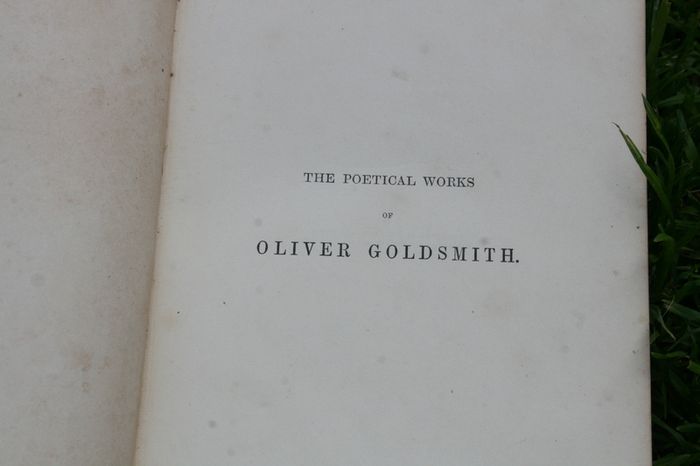 The Poetic Works of Oliver Goldsmiths