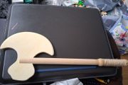 kids wooden axe