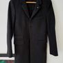 SANDRO Coat men XS grey great quality wool cashmere and condition Image 2