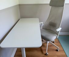 Ikea desk and chair Collection Only Greystones