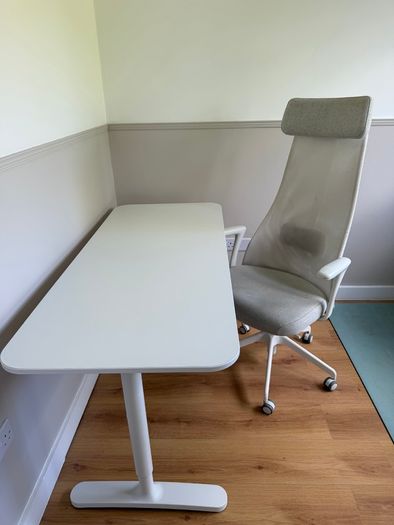 Ikea desk and chair Collection Only Greystones