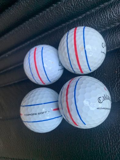 (4) Callaway Chromesoft Triple track golf balls