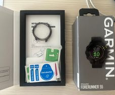 Garmin Forerunner 55 + screen and case protectors