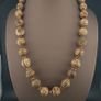 Burmese Antique Pumtek Pyu 18-19 mm Beads Necklace 24 inches Image 6