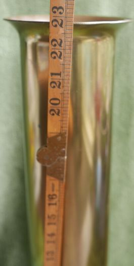 Vintage Large WW2 Brass round shell. 37inch Gun Round. Marked 1939. (67.5cm in length)