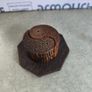 Wooden Salt & Pepper Fensui Made Of Kittul Wood Ceylon Very Attractive Small Pot Image 8