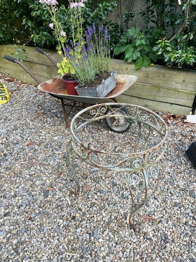 vintage table base