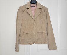 Massimo Dutti Beige Neutral Blazer Jacket 6UK/34EU/2US