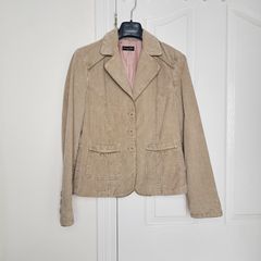 Massimo Dutti Beige Neutral Blazer Jacket 6UK/34EU/2US
