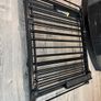 Adjustable Fireplace Safety Gate / Hearth Guard , Black Metal, Wall-Mountable Image 5