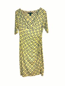 Ralph Lauren wrap-style chain print Day Dress