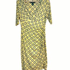 Ralph Lauren wrap-style chain print Day Dress