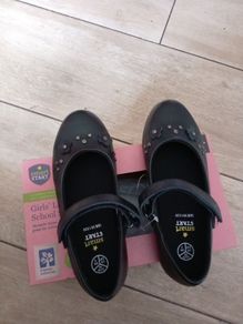 girls leather school shoes