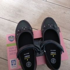 girls leather school shoes