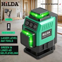 16 Lines 4D 360 Green Laser Level Self Leveling