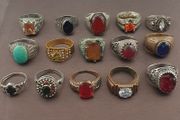 Antique Brass Ring Collection Lot of 15 Handmade Mixed Rings