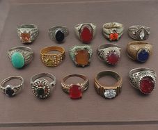 Antique Brass Ring Collection Lot of 15 Handmade Mixed Rings