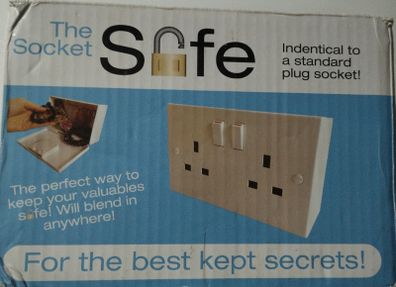Wall Socket Outlet Hidden Security Safe