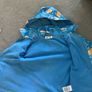 Boys raincoat - age 4/5 - blue whale design, hood Image 3