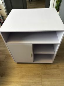 vidaXL Printer Stand with Wheels