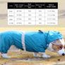 Small Dog Raincoat Waterproof Jacket with Hood & Collar Hole Transparent Brim Image 5
