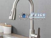 36644 Brushed Nickel Kitchen Faucet Single Hole Pull Out Kitchen Sink Mixer Tap
