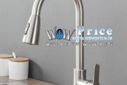 36644 Brushed Nickel Kitchen Faucet Single Hole Pull Out Kitchen Sink Mixer Tap