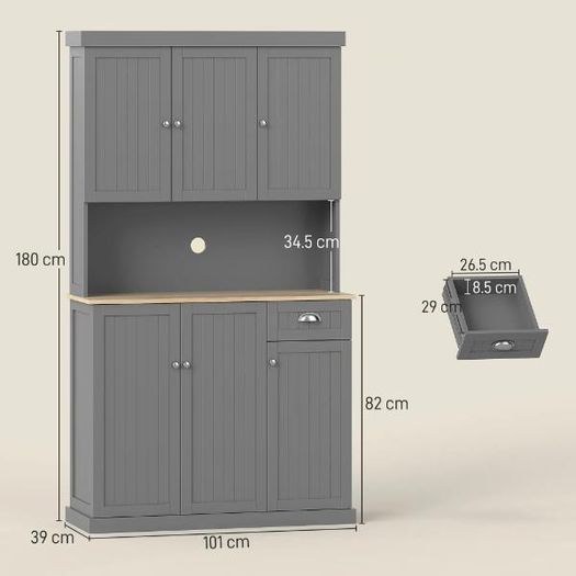 Kitchen Storage Cabinet 180cm