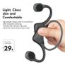 Real Bone Conduction Headphones Bluetooth Wireless Earphones Waterproof Sports Headset with Mic for Workouts Running Driving Image 6