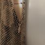 Snake Skin Look Leather trousers, NEXT, size S Image 2
