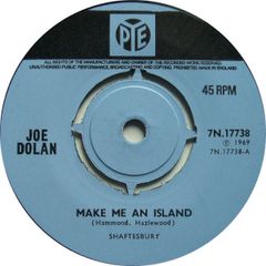 Joe Dolan vinyl single - Make me an Island