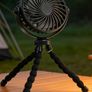 Tripod usb rechargeable fan black/blueish green 2 for 20 Image 4
