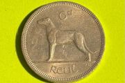 Irish pre-decimal sixpence (6d) coin