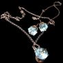 Pristine Vintage Hallmarked Silver/Topaz Trilogy Image 3