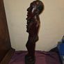 Large carved wooden African Man Statue Image 6