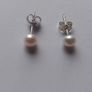 Freshwater Pearl Stud Earrings   925 Silver   5 Posted Image 3