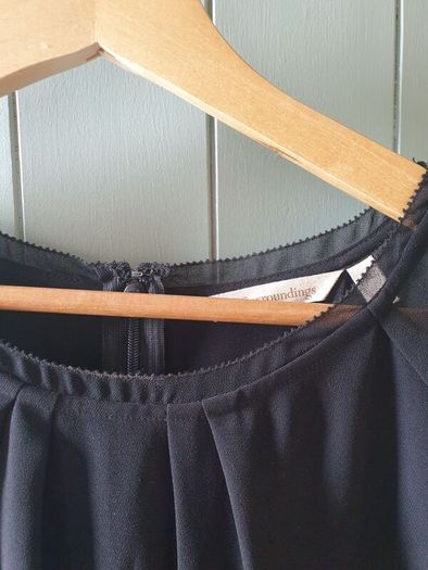 Black sleeveless top
