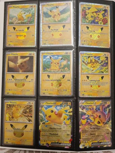 Pokemon 30th Anniversary Binder and Cards