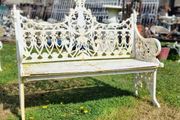 Bench Cast Iron Ornate H413