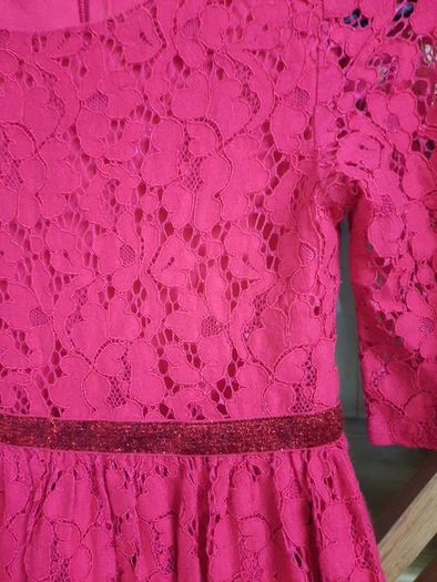 Red dress girls size 7-8 years Christmas
