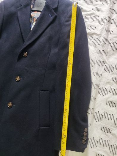 White Label Mens navy overcoat