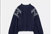 Zara Pattern Blouse