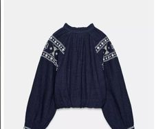 Zara Pattern Blouse