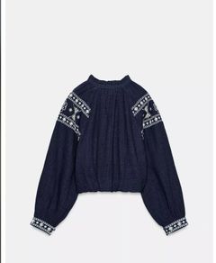 Zara Pattern Blouse